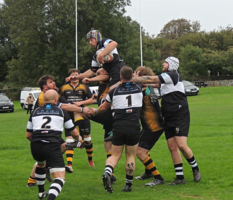 Lineout possession for The Quins